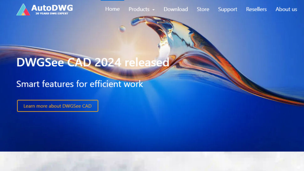 AutoDWG website screenshot.