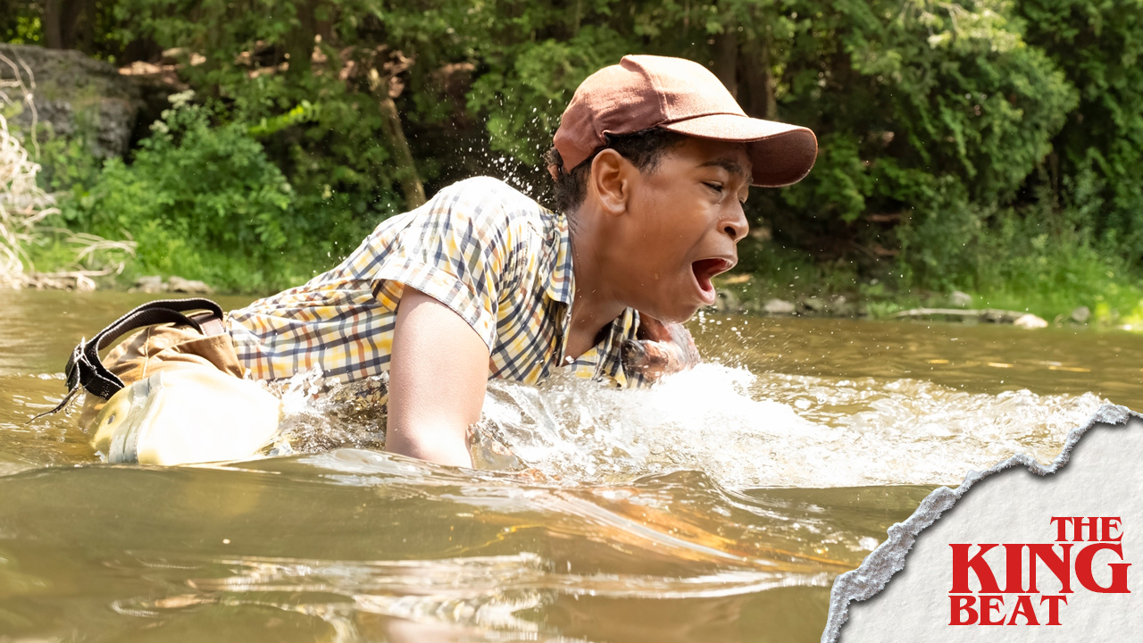 Blake Cameron James as Will in the river in IT Welcome To Derry The King Beat