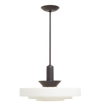 industrial style ceiling pendant lamp from Rejuvenation