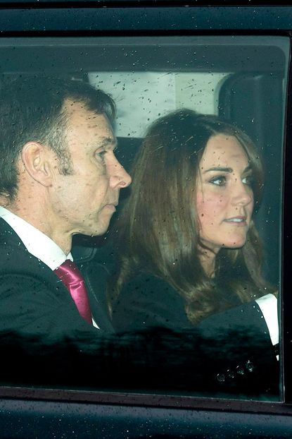 Kate Middleton attends the Buckingham Palace Christmas lunch