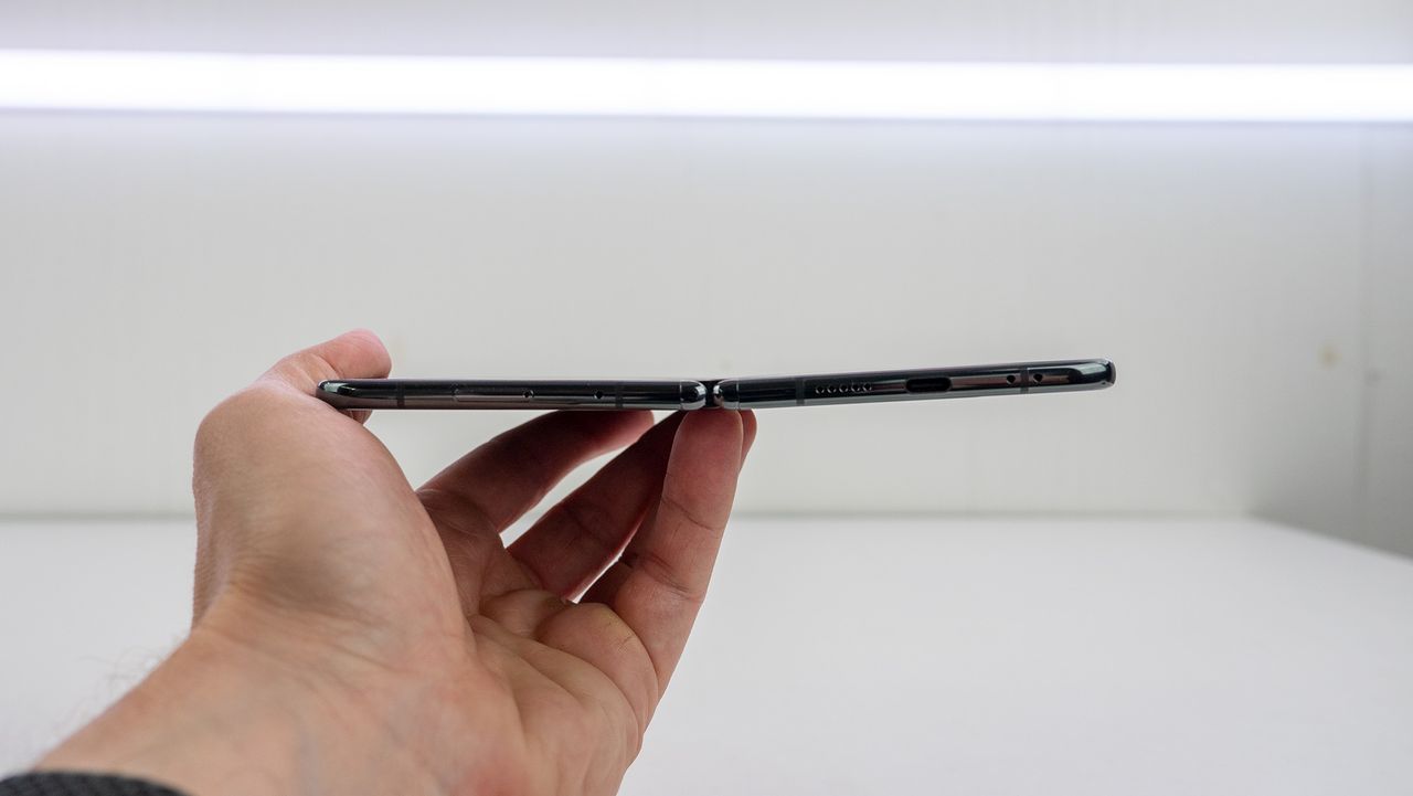The Google Pixel Fold doesn't quite open all the way if you just casually open it