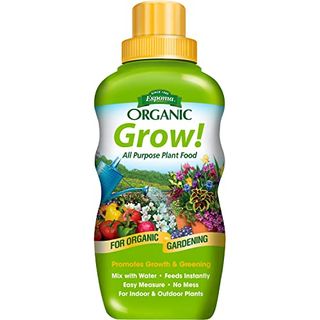 Espoma Organic Grow! Liquid Concentrate Plant Food - All Purpose Fertilizer for Indoor & Outdoor Plants. for Organic Gardening. 16oz Bottle Pack of One