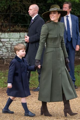 Princess Kate and Prince Louis attend the 2023 Christmas Day service at Sandringham Church