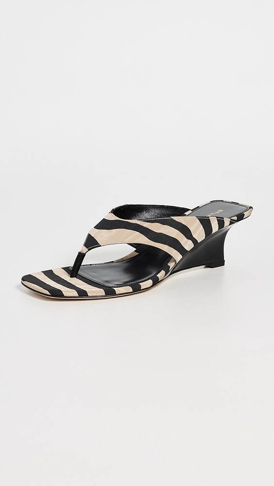 Stuart Weitzman Winnie Wedge Thong Sandal