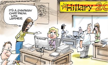 
Political cartoon U.S. Hillary Clinton email