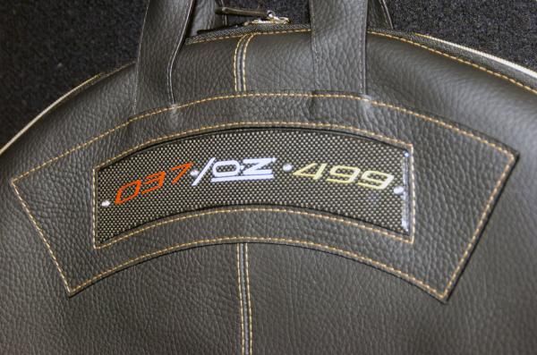 What do you put a 6000 Euro pair of wheels in? Your hand-stitched leather wheel bag, complete with limited edition numbering, of course.