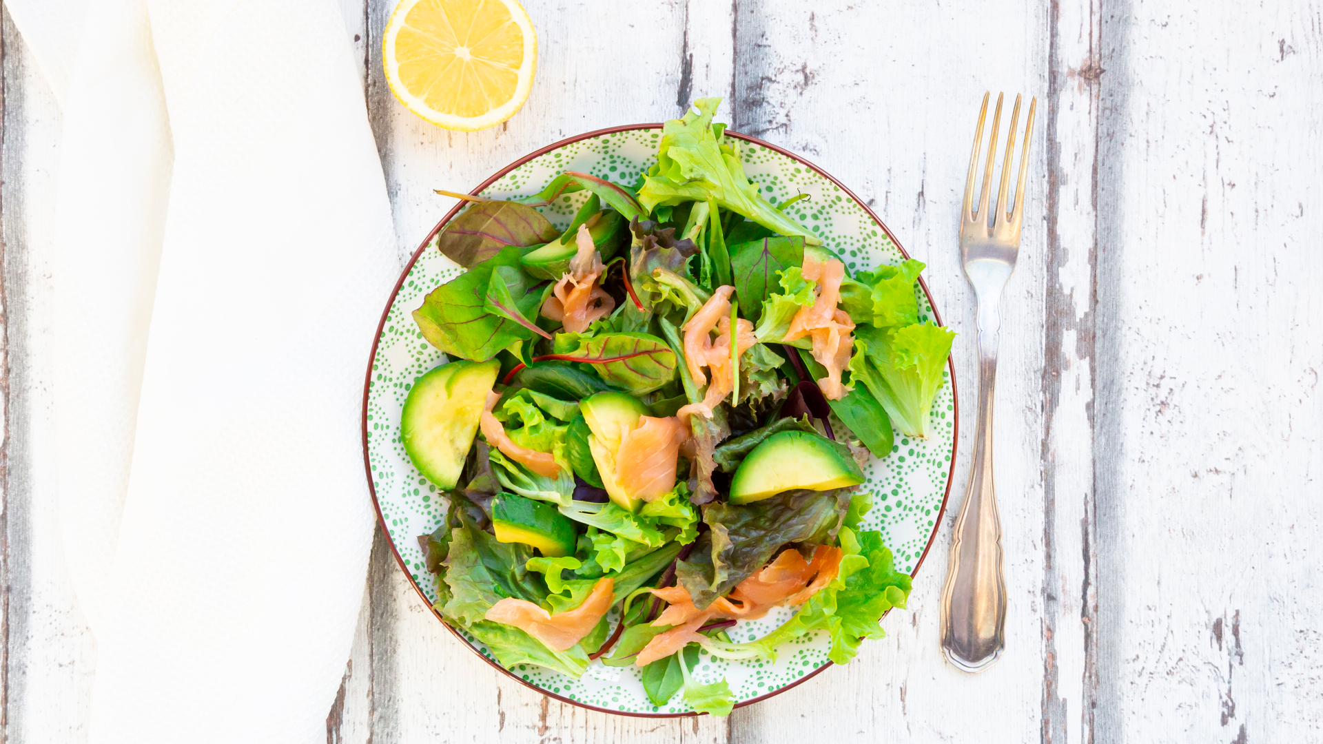 salmon and avocado salad