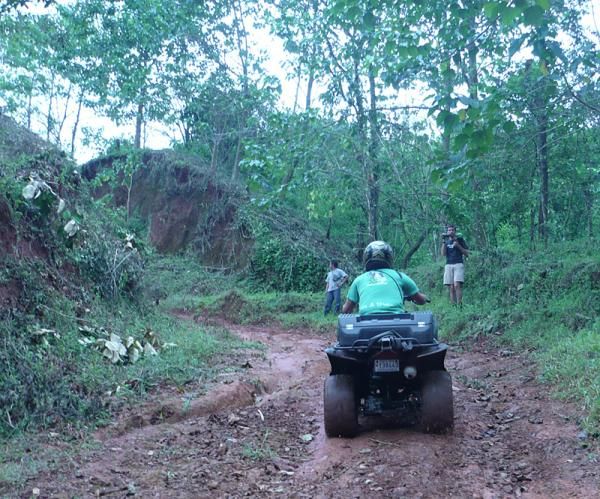 ATVs were the way to get around.