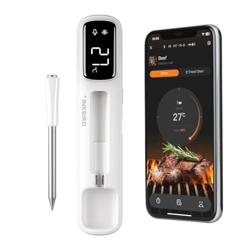 Mini Wirefree Meat BBQ Thermometer