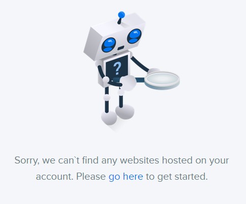 DreamHost error message
