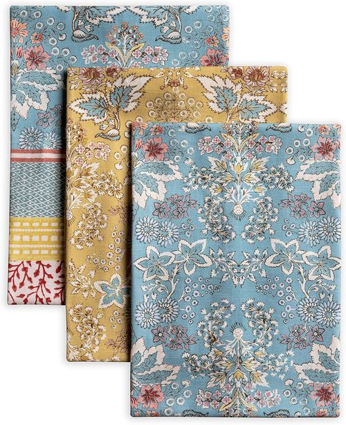 Maison D' Hermine | Kitchen Towels Set of 3 100% Cotton 