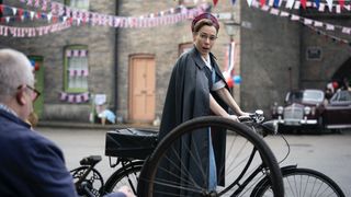Cliff Parisi as Fred Buckle and Laura Main in Call the Midwife.