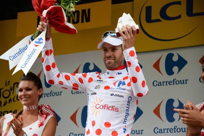 Cyril Lemoine (Cofidis) in the mountains jersey
