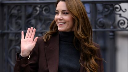 Kate Middleton arrives at the National Portrait Gallery in London on February 4th 2025