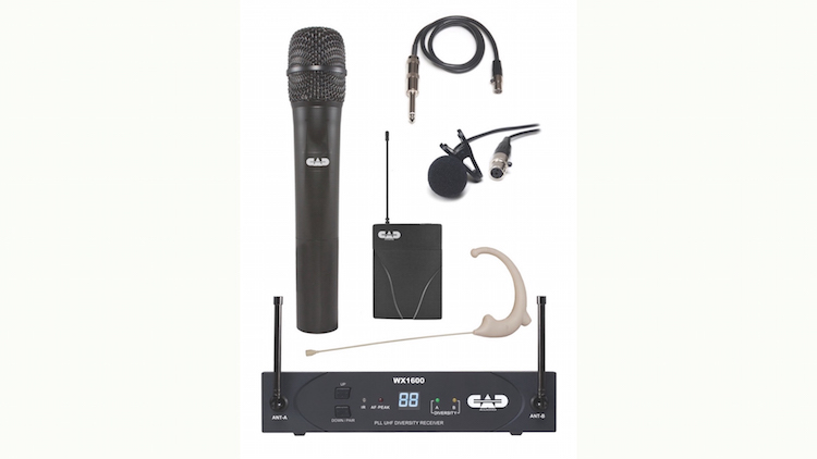 CAD Audio Debuts StageSelect 1600 Series UHF Wireless