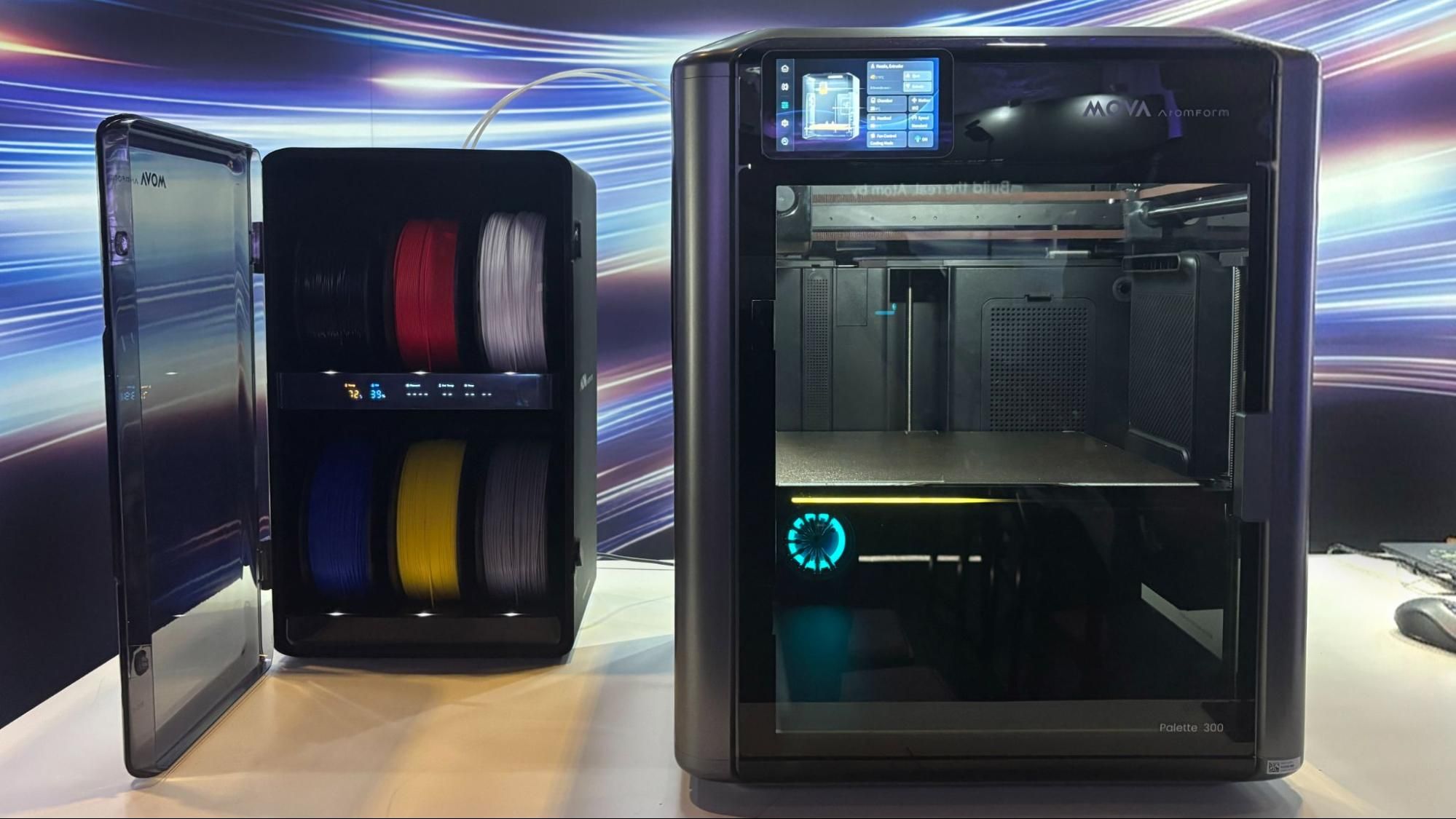 12-Nozzle 3D printer unveiled — MOVA AtomForm Unveils…