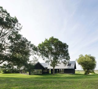 Silent and calm house on the countryside