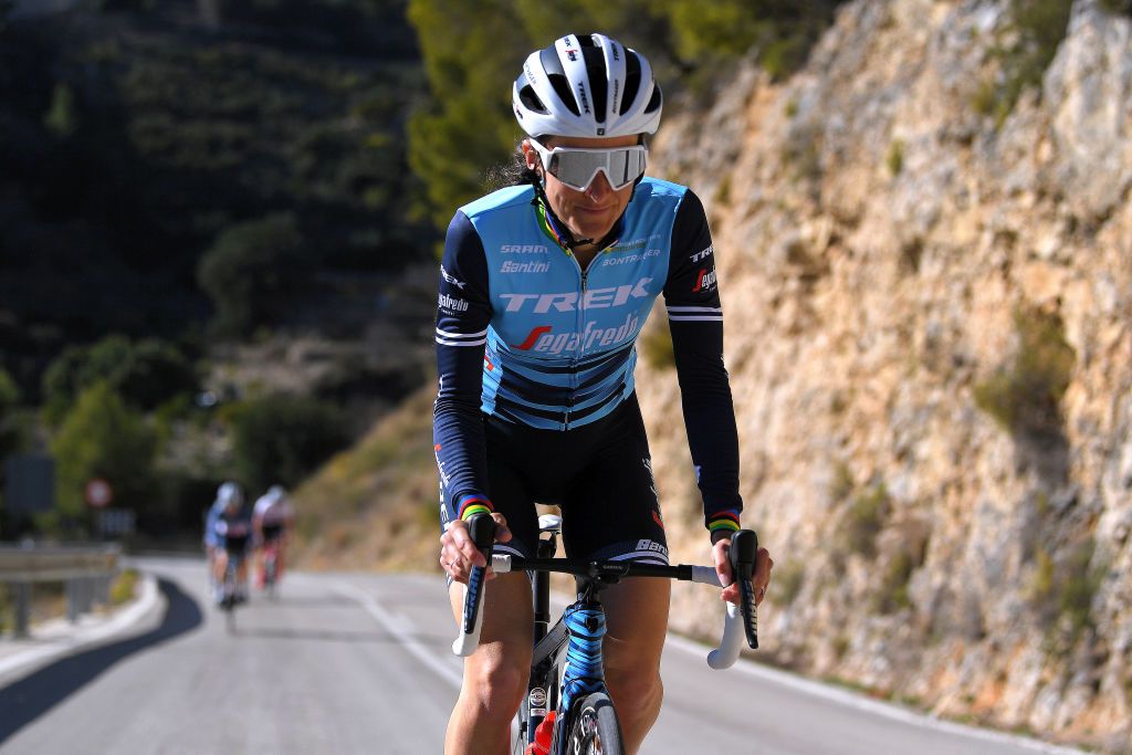 DENIA SPAIN JANUARY 19 Elisabeth DeignanArmitstead of United Kingdom during the Team TrekSegafredo Women Elite 2021 Training TrekSegafredo on January 19 2021 in Denia Spain Photo by Luc ClaessenGetty Images