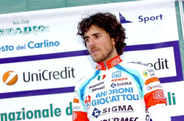 New race leader Roberto Ferrari (Androni Giocattoli)