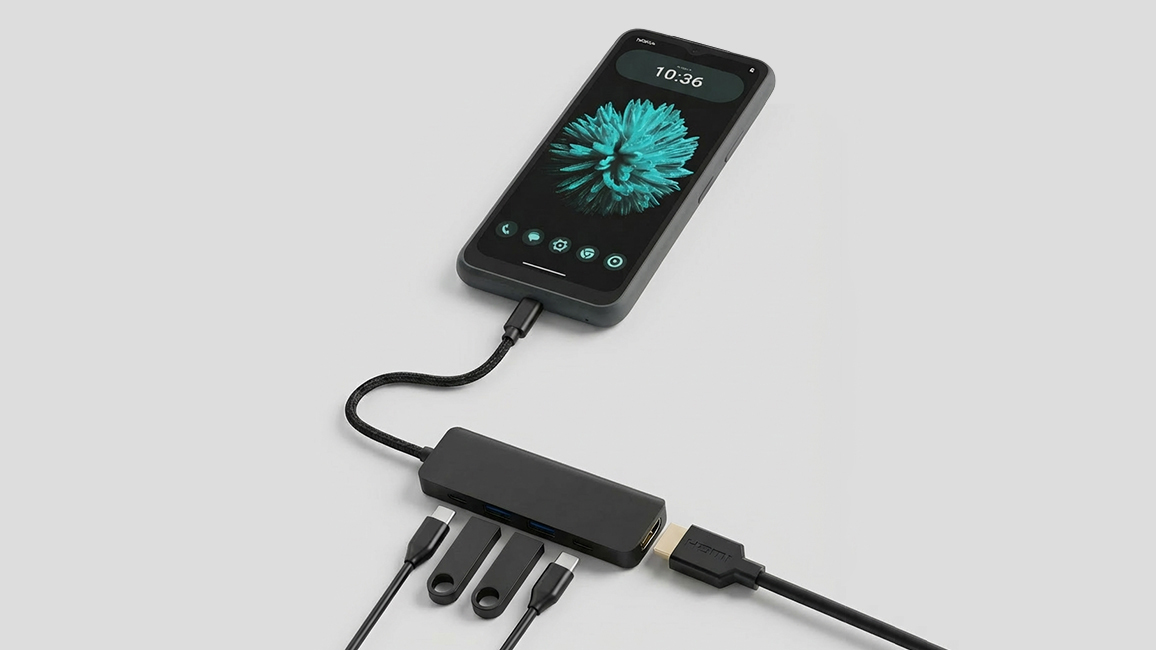 USB-C dock with the NexPhone