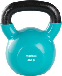 Amazon Basics Kettlebell Vinyl Coated 40lb: was $44.99, now $34.89 at Amazon