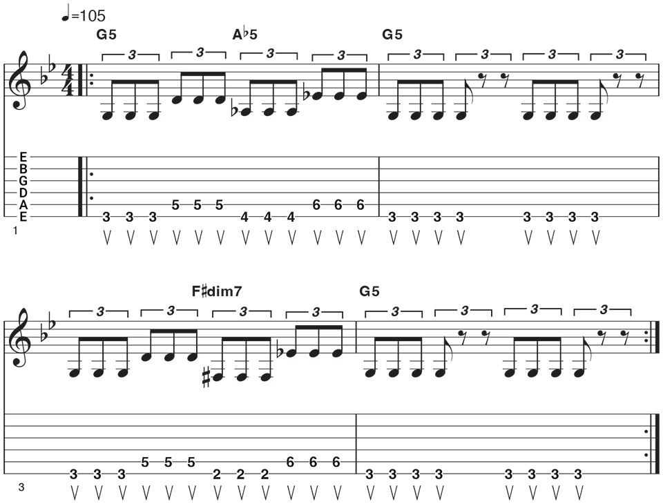 Up-picking Example