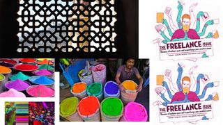 Visual references included intricate geometric patterns from India, and the vibrant colours of the Holi festival