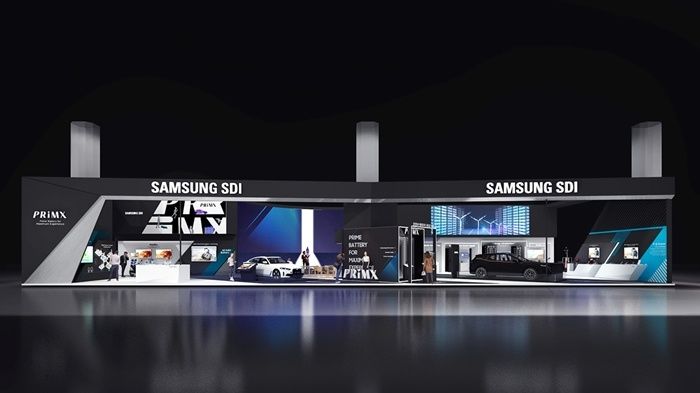 Samsung SDI pavilion at the battery fair in Seoul