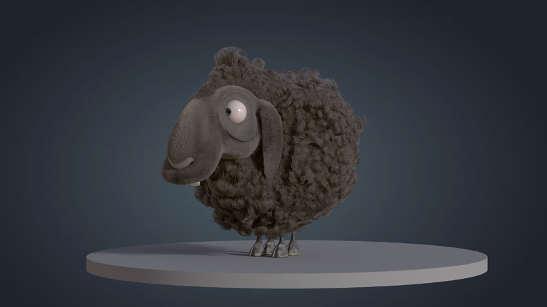 Render a couple of images at each stage