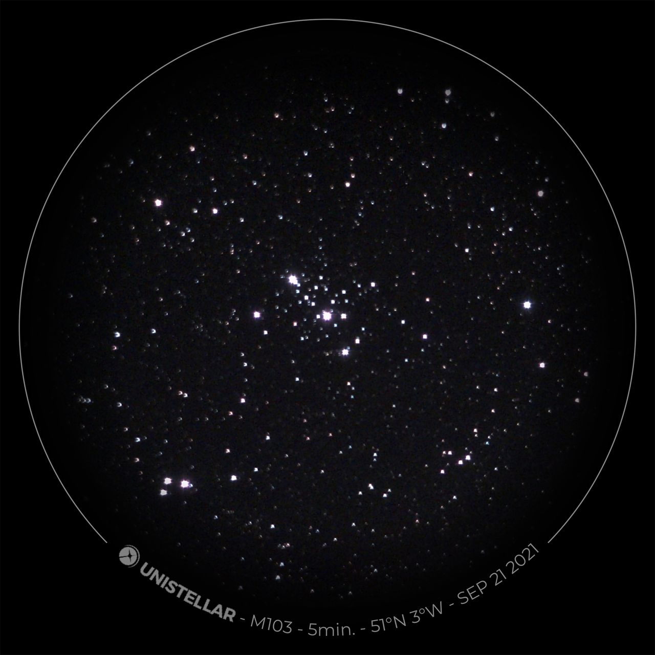 Astro photographs taken on the Unistellar eVscope 2