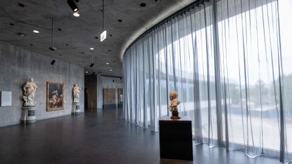 Interior of the David Geffen Galleries at LACMA