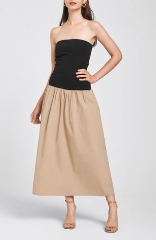 Kierstin Strapless Midi Dress