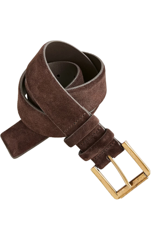 J.Crew Suede Roller-Buckle Belt