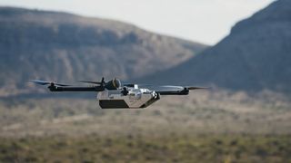 The Bolt-M drone in flight