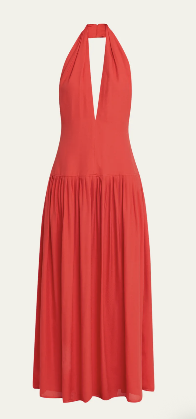 Proenza Schouler, Tala Halter Viscose Georgette Dress