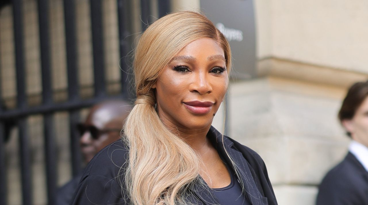 Serena Williams attends the Sacai Menswear Spring/Summer 2025 show as part of Paris Fashion Week on June 23, 2024 in Paris, France.