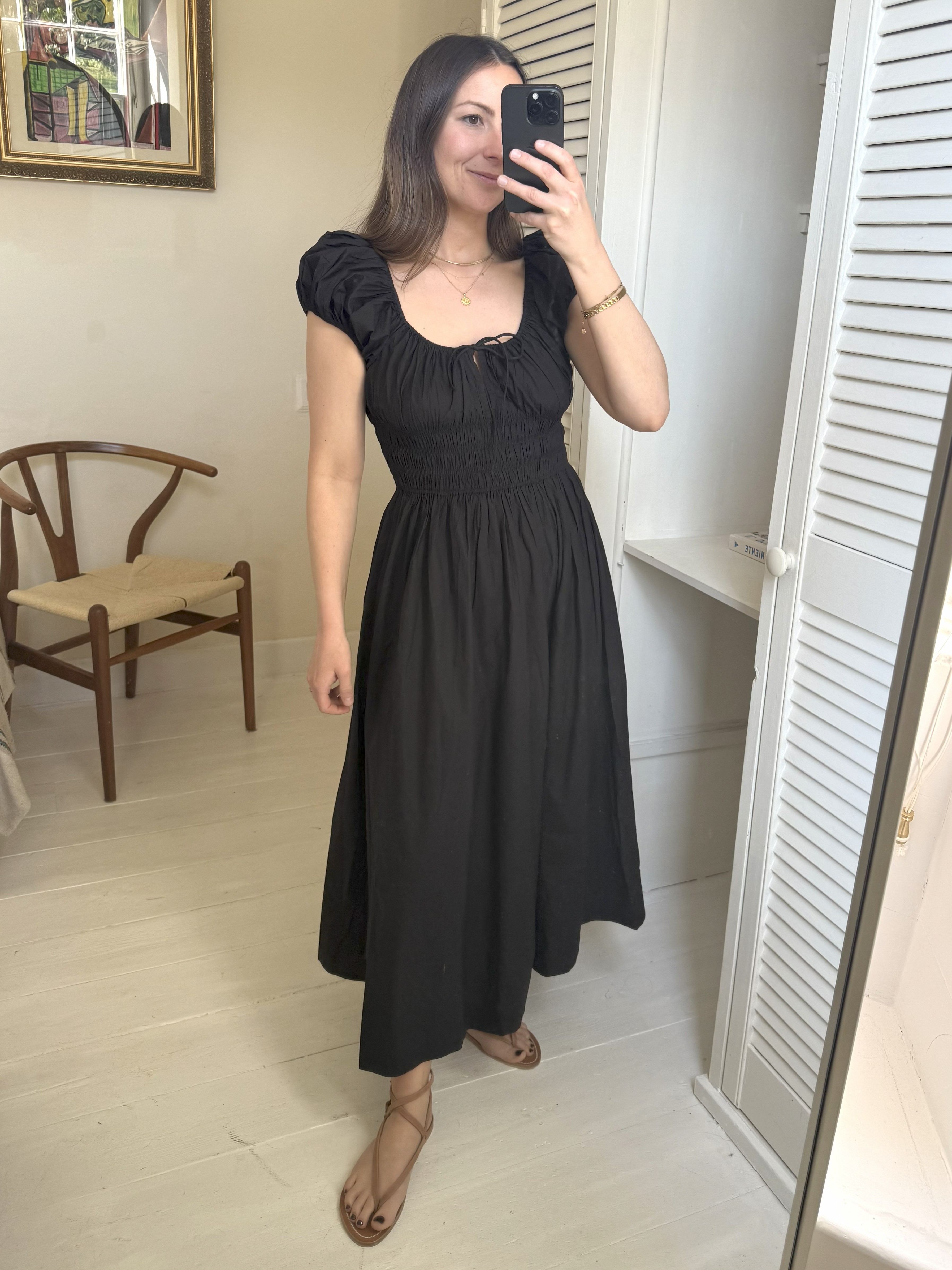 Emily Dawes wears petite doen dresses