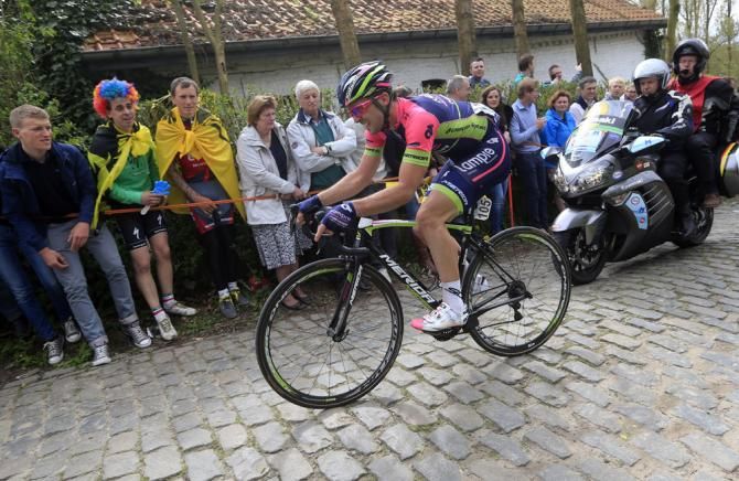 Andrea Palini (Lampre - Merida) was in the main break