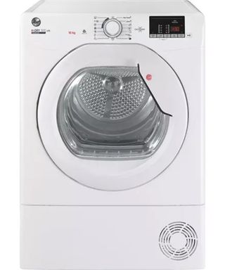 white condenser tumble dryer