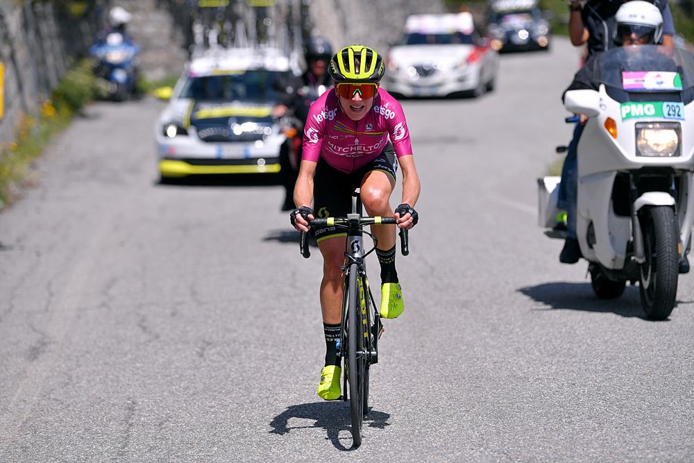 Annemiek van Vleuten (Mitchelton-Scott) wins queen stage 5 at the Giro Rosa