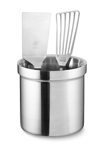 9. Stainless Steel Partitioned Utensil Holder: View at Williams Sonoma