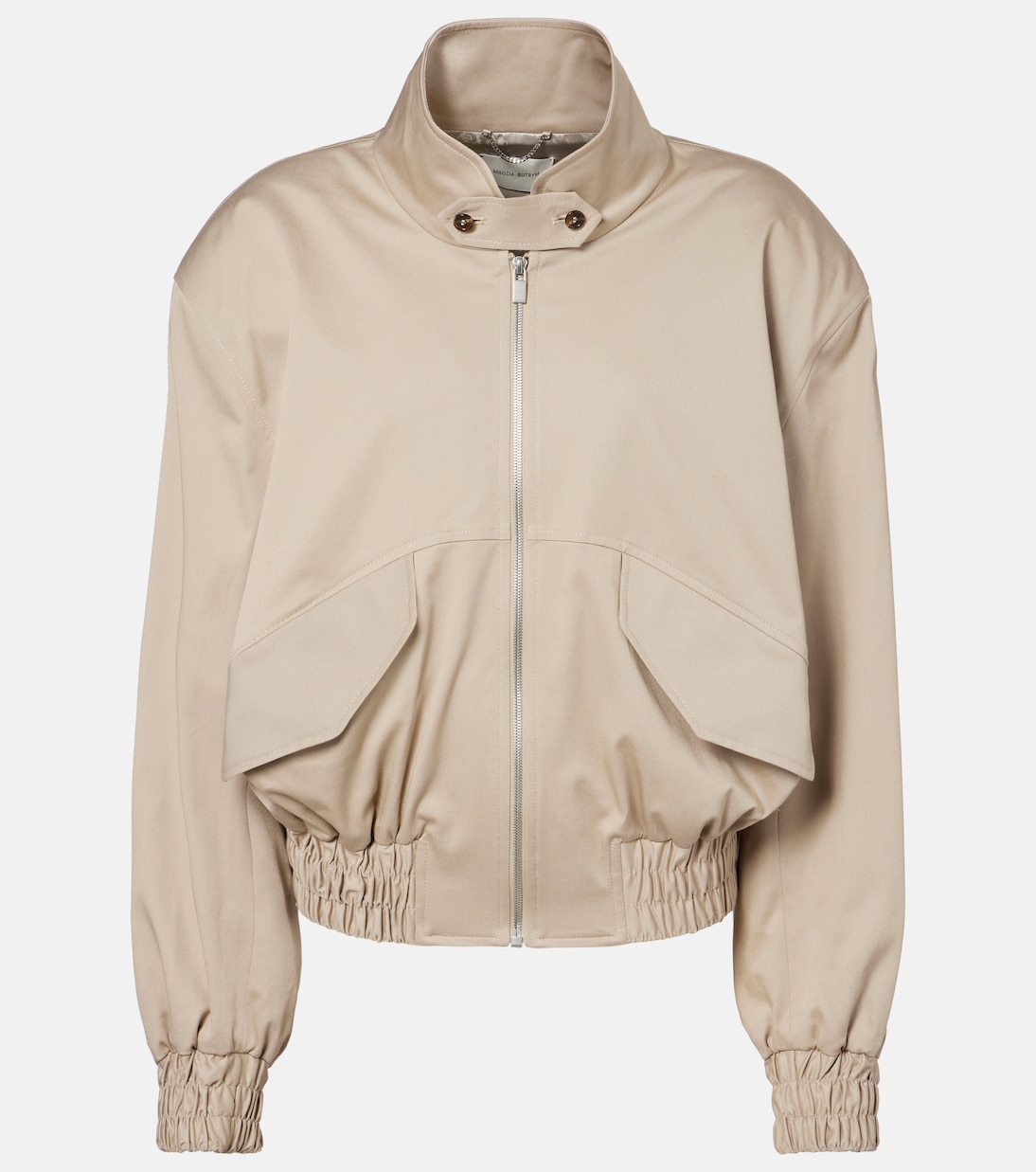 Wool and Silk Bomber Jacket
