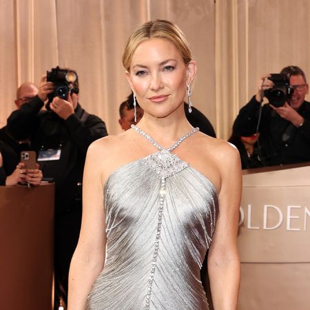 Kate Hudson attends the 2026 Golden Globe Awards red carpet