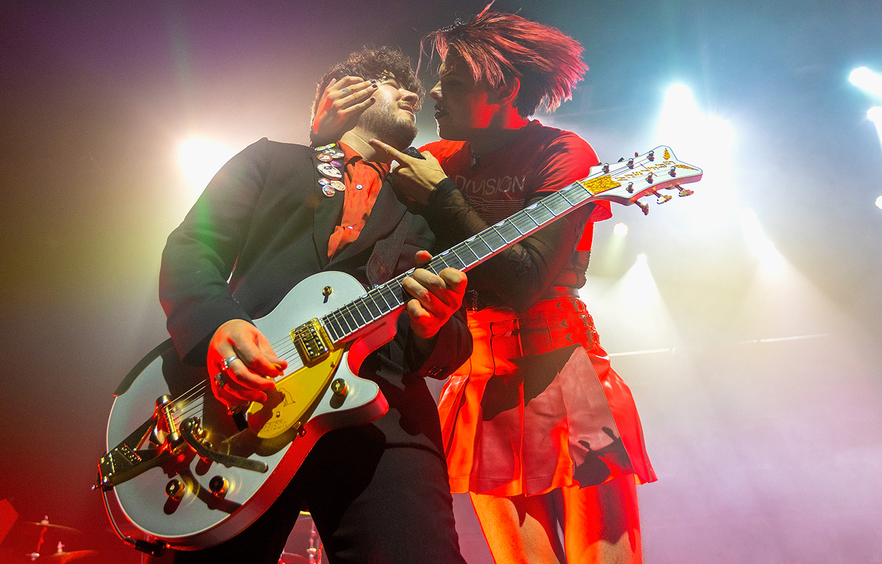 Yungblud perform at The Forum on August 09, 2021 in London, England.