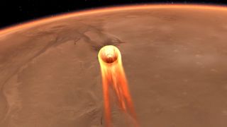 As InSight enters Mars's atmosphere, it will be traveling at around 12,300 mph, generating a tremendous amount of heat.