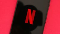 Netflix app logo on a phone