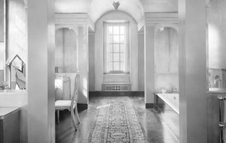 The bathroom at Upton House, photographed in the summer of 1936.