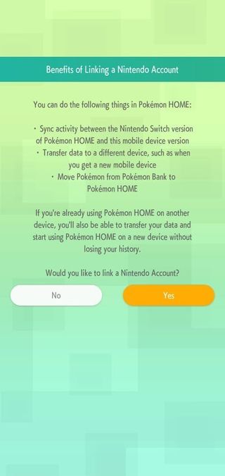 Pokemon Home Link Nintendo Account