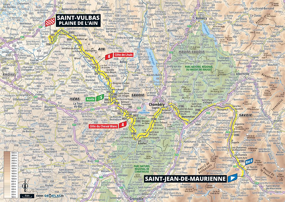 2024 Tour de France maps and profiles