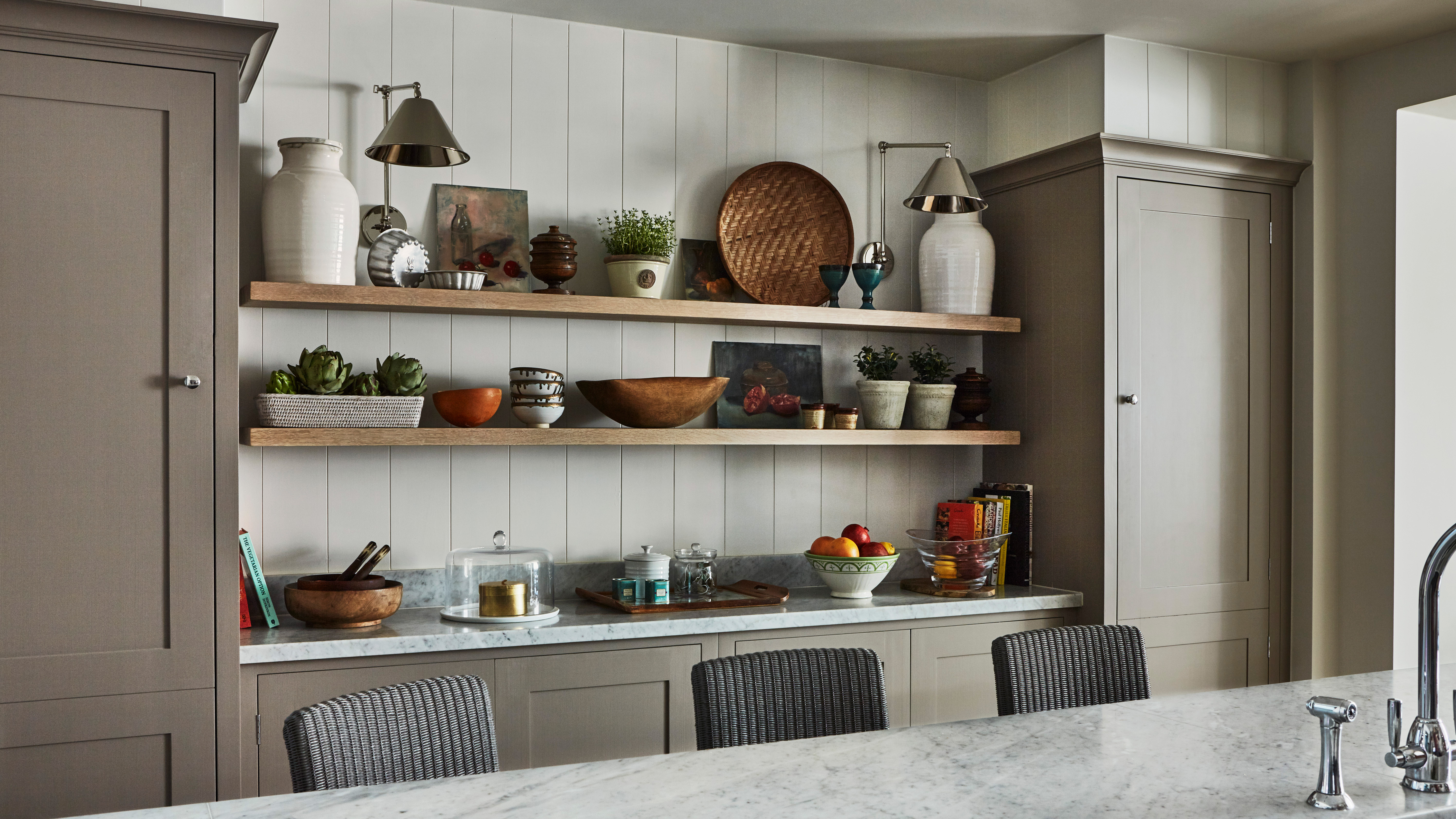 kitchen shelves